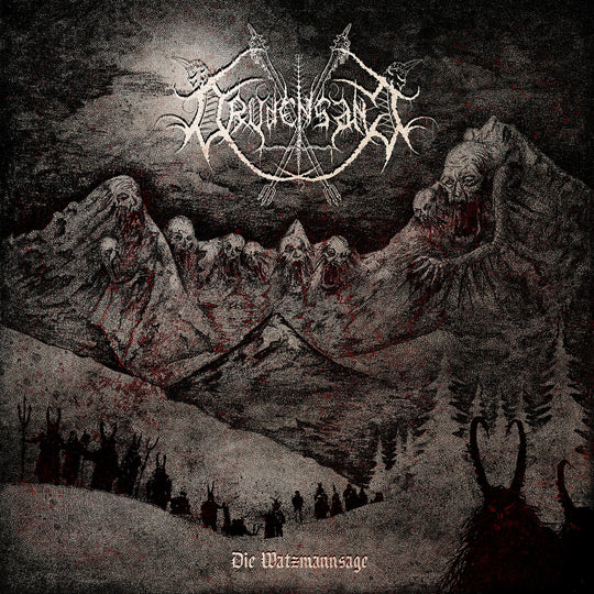 Drudensang - Die VVatzmannsage MMXXV Vinyle, Album, LP, Black Smoke Marbled