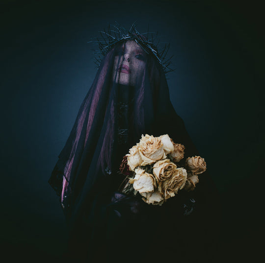 Frayle – Skin &amp; Sorrow Vinyle, LP, Album, Édition Limité, Repress, Grimace Purple with Sea Blue