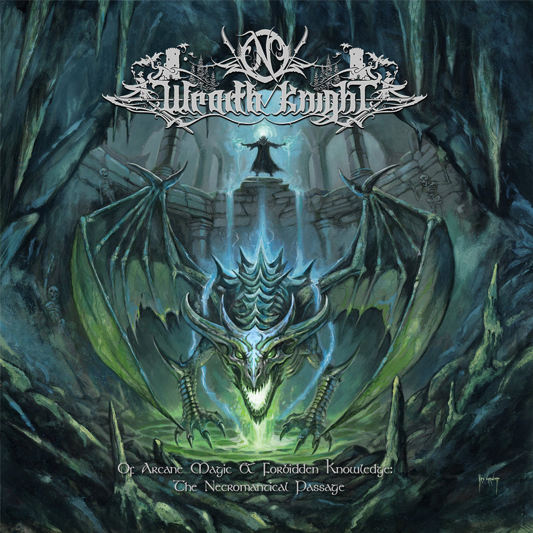 Wraith Knight - Of Arcane Magic &amp; Forbidden Knowledge: The Necromantical Passage Vinyle, LP, Album, Édition Limité, Transparent Green Splatter