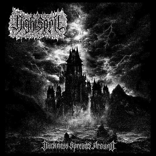 Nightspell - Darkness Spreads Around Vinyle, LP, Album, Édition Limité, Red Marbled