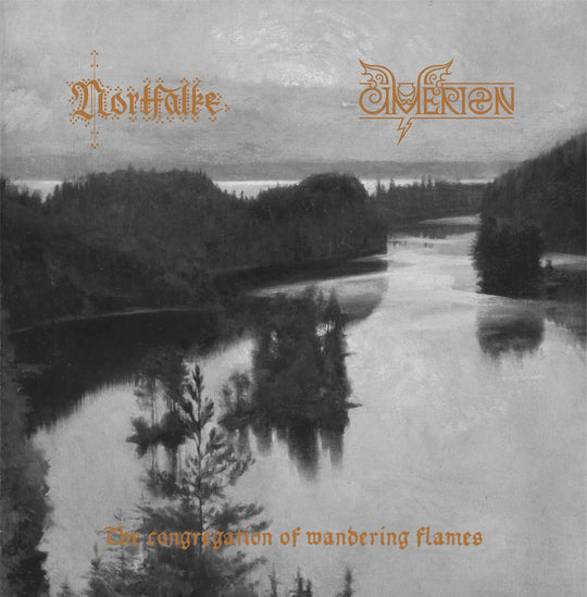 Nortfalke / Cimerion -  The Congregation of Wandering Flames Vinyle, LP, Album, Split, Édition Limité