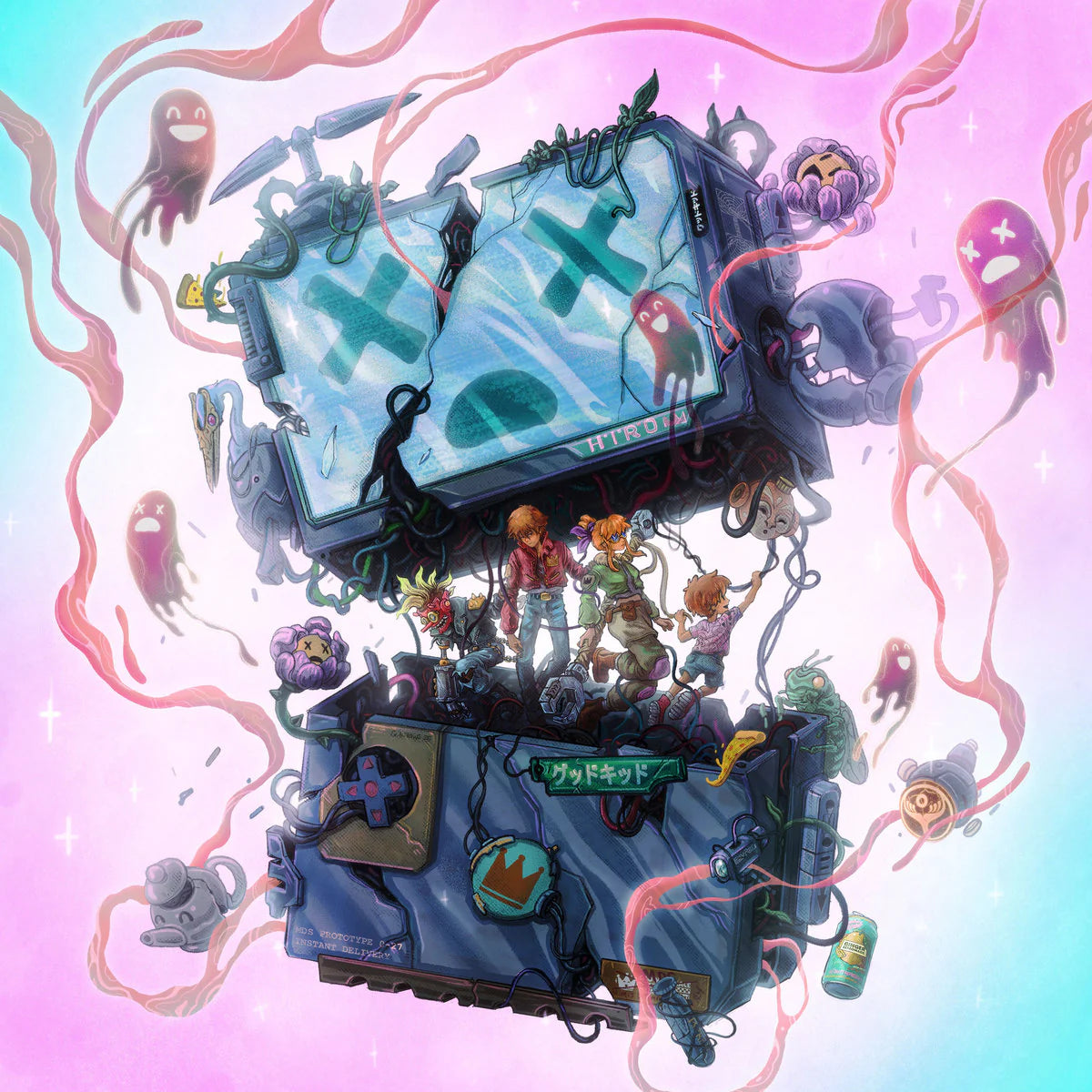 Good Kid - Can We Hang Out Sometime? Vinyle, LP, Album, Light blue in pink Splatter