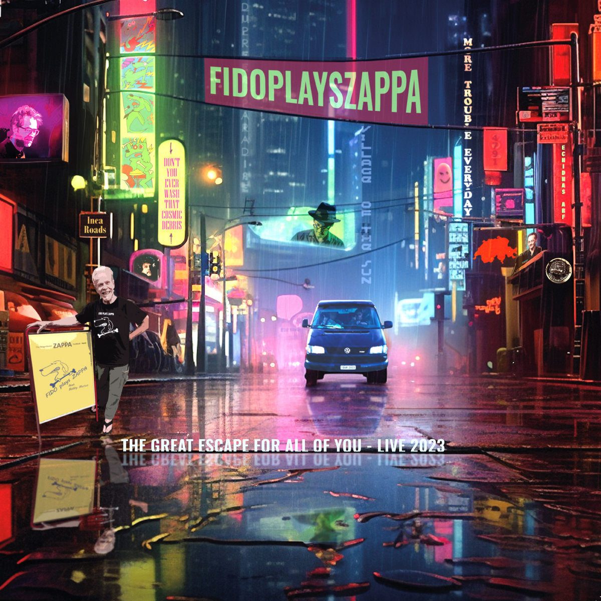 Fido Plays Zappa – The Great Escape For All Of You - Live 2023  CD, Album
