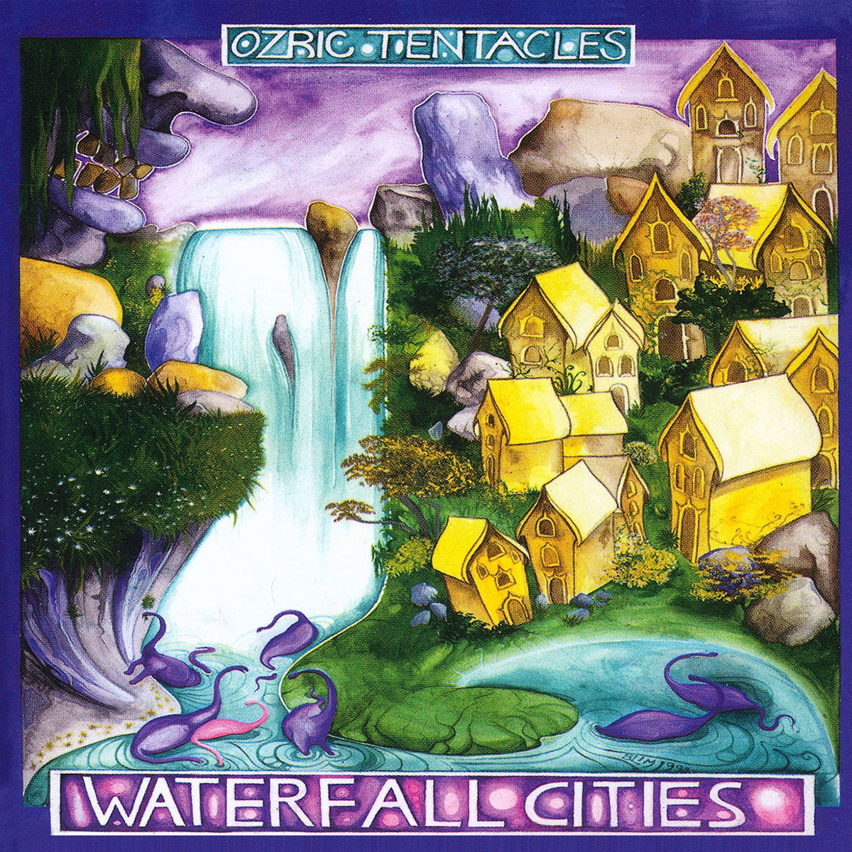 Ozric Tentacles – Waterfall Cities  2 x Vinyle, LP, Réédition, Remasterisé