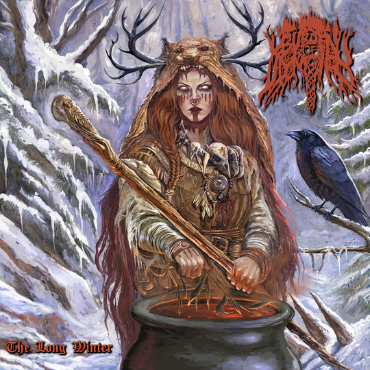 Burden Of Ymir – The Long Winter Vinyle, LP, Album, Édition Limité, Spinner Effect Orange And White
