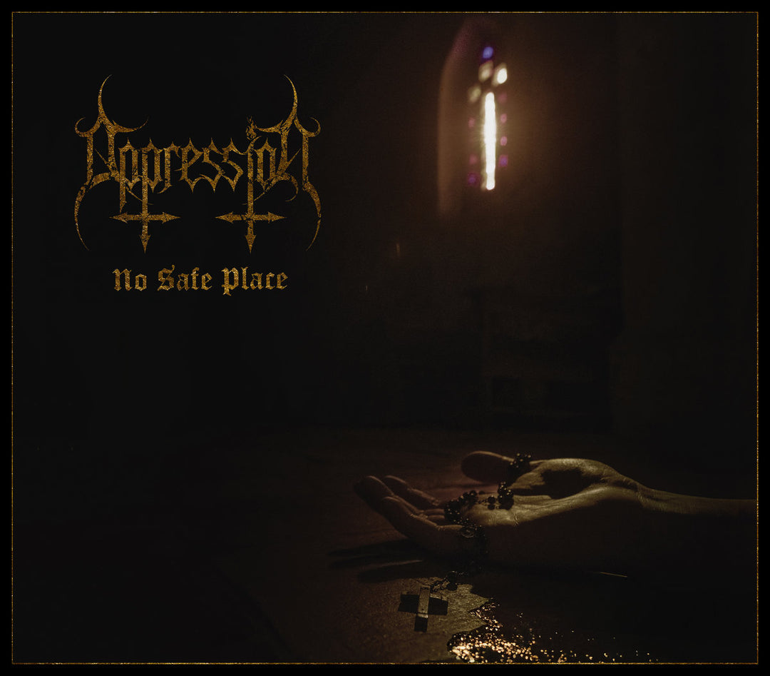 Oppression - No Safe Place Vinyle, LP, Album, Transparent Amber and Black Marbled