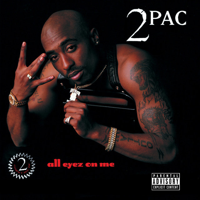 2Pac – All Eyez On Me (USAGÉ) 4 x Vinyle, LP, Album, Gatefold
