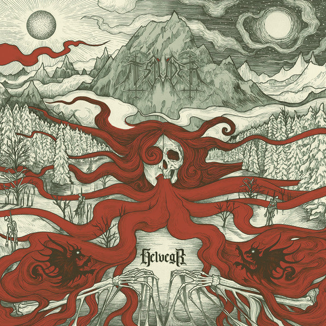 Tsjuder – Helvegr  Vinyle, LP, Album, Édition Limitée, Stéréo, Clear