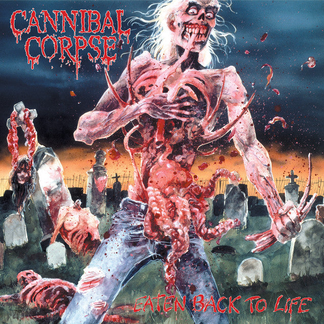 Cannibal Corpse – Eaten Back To Life Vinyle, LP, Album, Réédition, Édition Limitée, White**