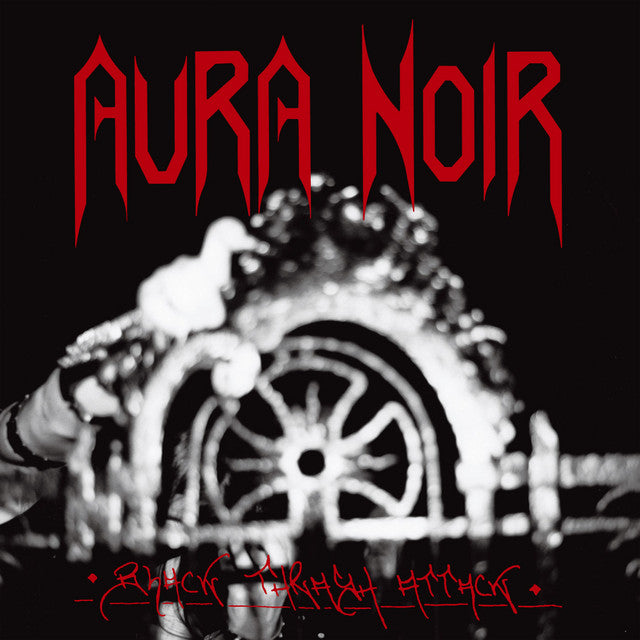 Aura Noir ‎– Black Thrash Attack  Vinyle, LP, Album, Réédition, Remasterisé, Silver Marble, 30th Anniversary