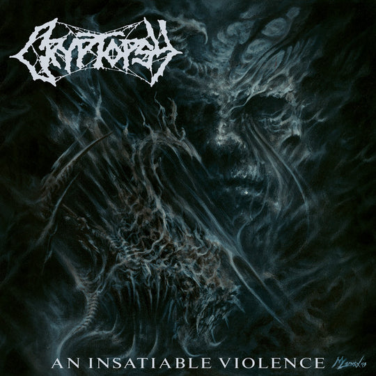 Cryptopsy – An Insatiable Violence Vinyle, LP, Album, Repress, Édition Limitée, White &amp; Black Marbled