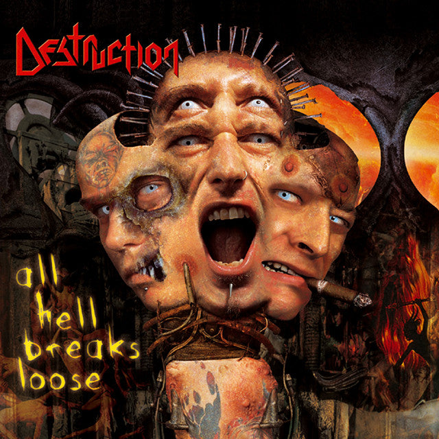 Destruction – All Hell Breaks Loose 2 x Vinyle, LP, Album, Édition Limitée, Réédition, Tears Of Blood Splatter