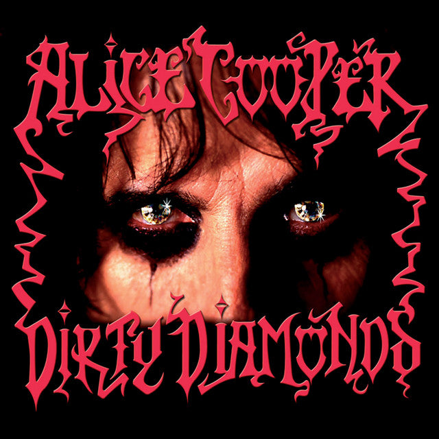 Alice Cooper  ‎– Dirty Diamonds  Vinyle, LP, Réédition, Stéréo, Transparent Red