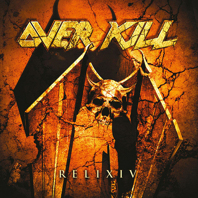 Overkill – ReliXIV Vinyle, LP, Album, Édition limitée,Yellow w/ Orange &amp; Black Splatter