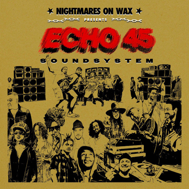 Nightmares On Wax – Echo 45 Soundsystem 2 x Vinyle, LP, 45 RPM, Album, Édition limitée, Gold