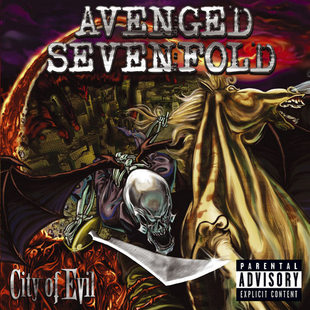 Avenged Sevenfold - City Of Evil 2 x Vinyle, LP, Album, Édition Limitée, Canada Ex, Graphite Eco Mix