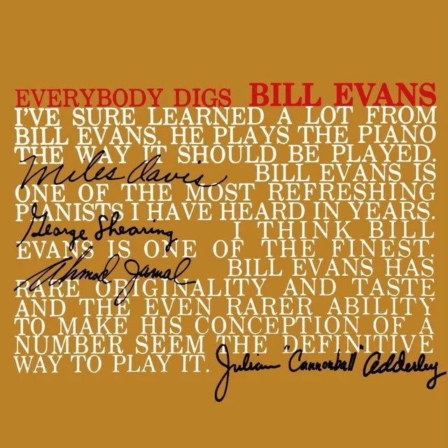 Bill Evans - Everybody Digs Bill Evans Vinyl, LP, Album, 180g