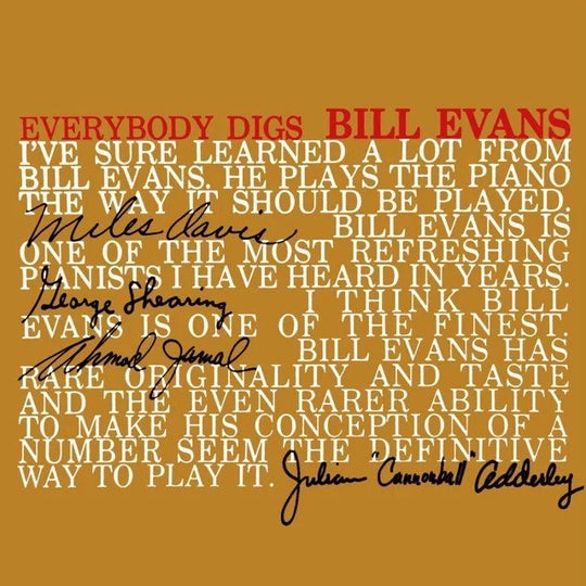 Bill Evans – Everybody Digs Bill Evans (Noir)