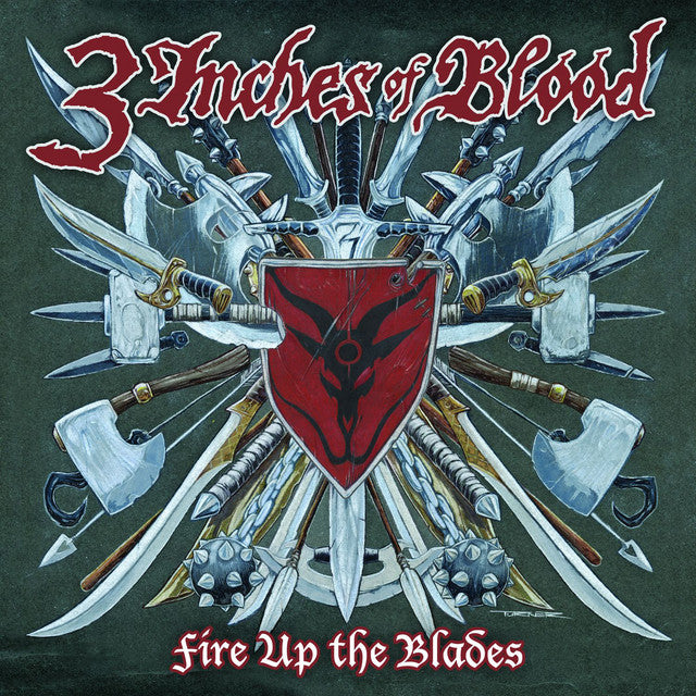 3 Inches Of Blood – Fire Up The Blades 2 x Vinyle, LP, Album, Édition Limitée, Crimson Fire