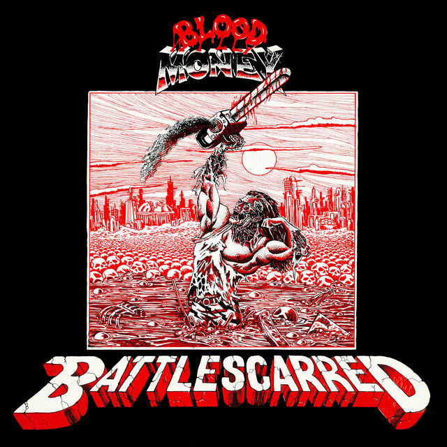 Blood Money  – Battlescarred Vinyle, LP, Album, Édition limitée, Réédition, Red Marbled [Natural]