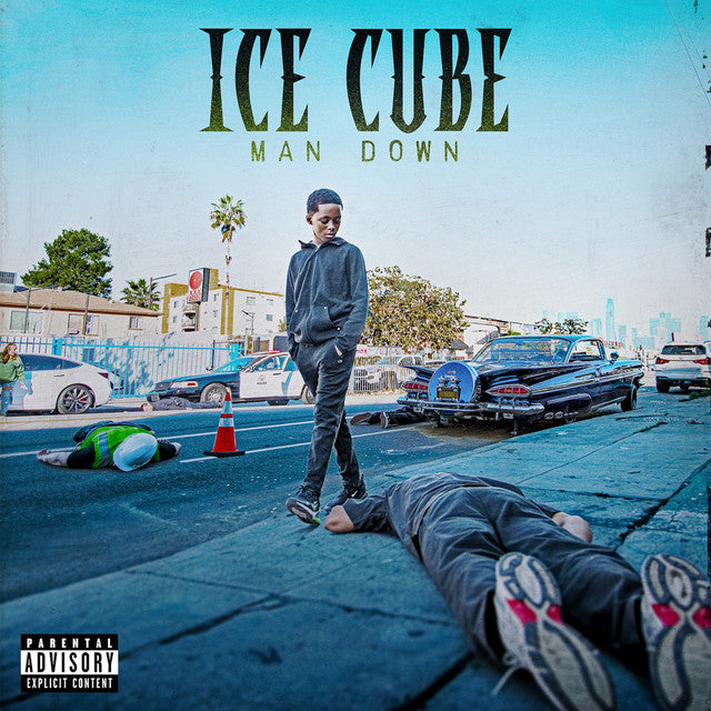 Ice Cube – Man Down 2 x Vinyle, LP, Édition limitée, Stéréo, Blue with White Marble