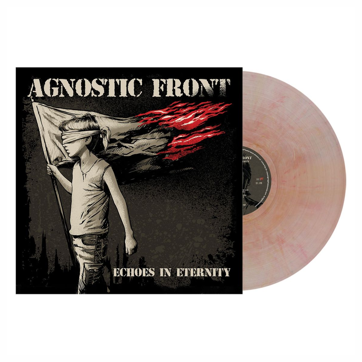 Agnostic Front – Echoes In Eternity  Vinyl, LP, Album, Clear with Red Blue & Yellow Marble