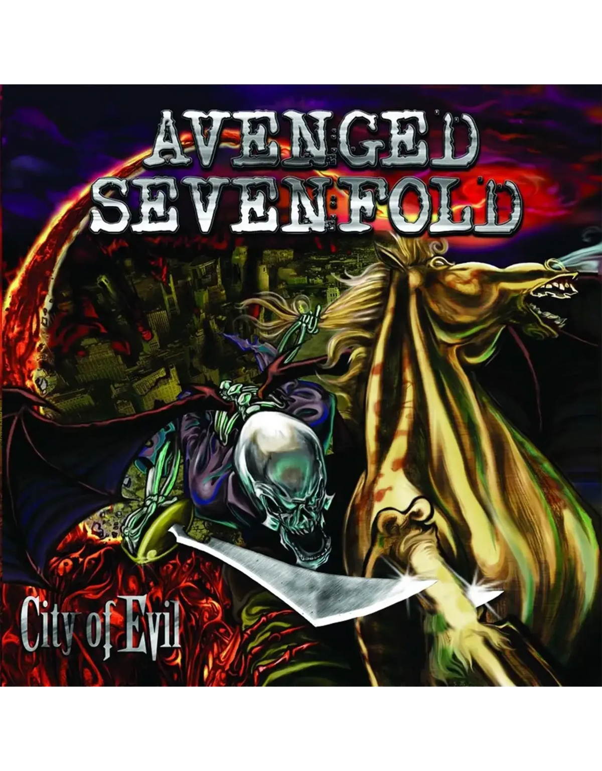 Avenged Sevenfold - City Of Evil 2 x Vinyle, LP, Album, Gold