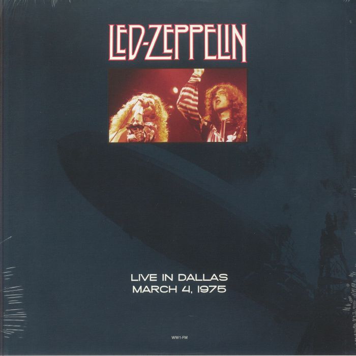 Led Zeppelin - Live in Dallas March 4, 1975 Vinyle, LP, Album