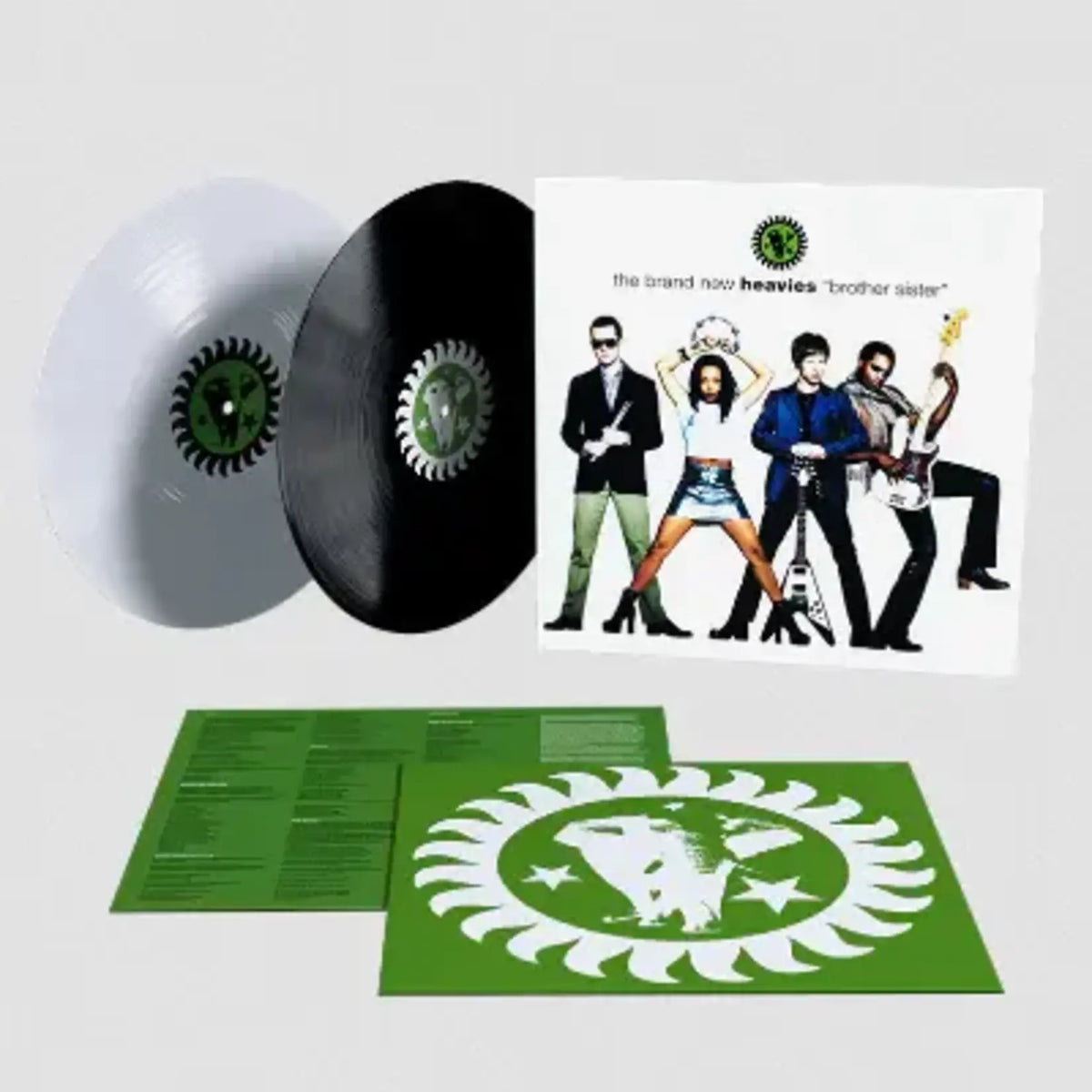 The Brand New Heavies – Brother Sister  2 x Vinyle, LP Album, Édition limitée, Réédition, 30e anniversaire, Noir et Blanc