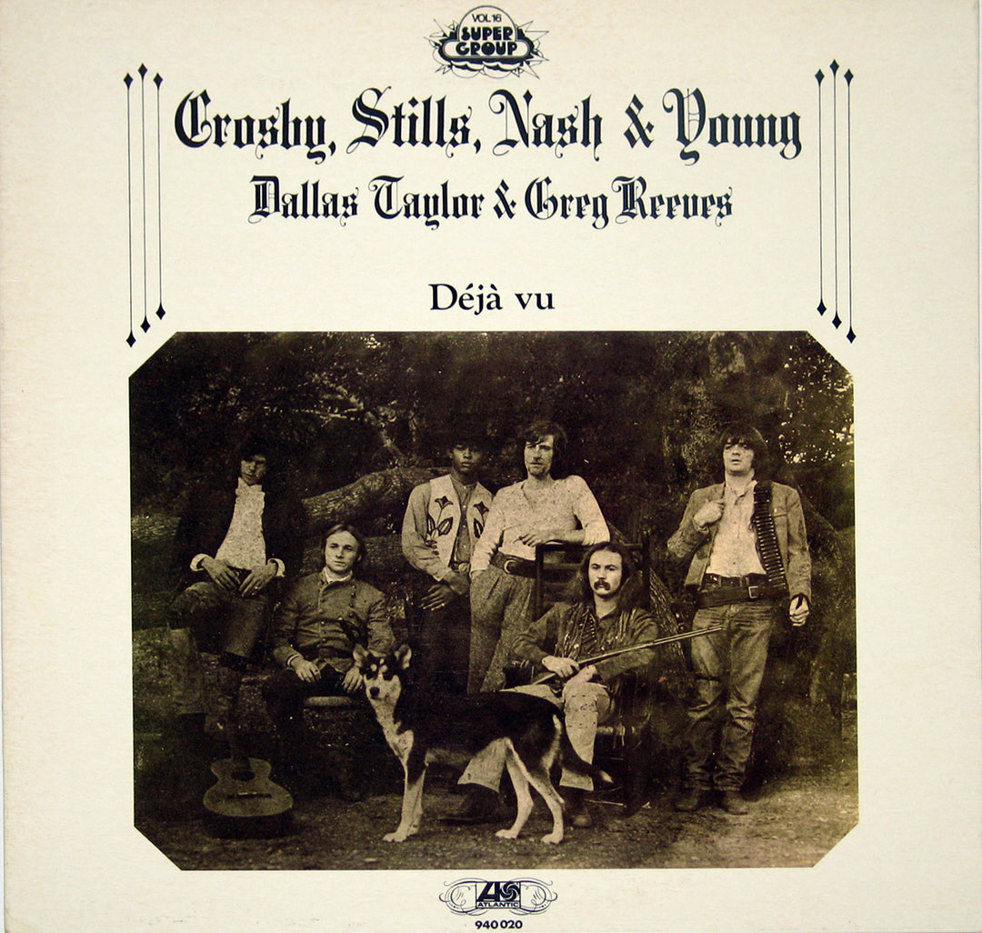 Crosby, Stills, Nash &amp; Young – Déjà Vu (USAGÉ) Vinyle, LP, Album, Repress, Gatefold