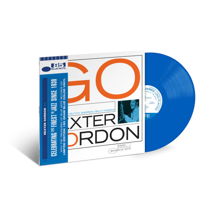 Dexter Gordon – Go!  Vinyle, LP, Album, Édition limitée, Réédition, Stéréo, Bleu