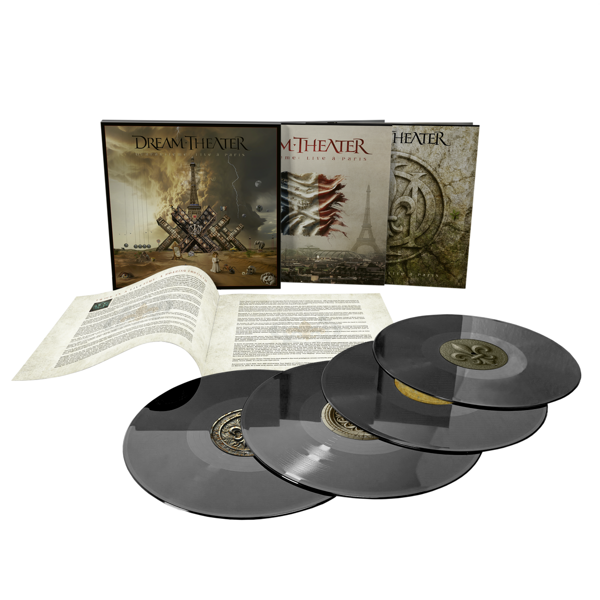 Dream Theater – Quarantième: Live à Paris  4 x Vinyle, LP