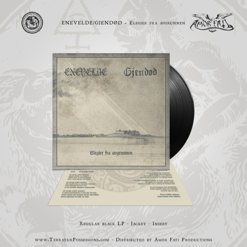 Enevelde &amp; Gjendød - Elegier fra avgrunnen Vinyle, LP, Album, Split, Édition Limité