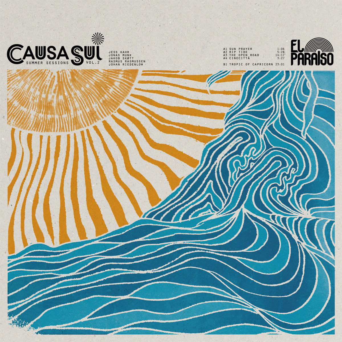 Causa Sui – Summer Sessions - Vol. 2 Vinyle, LP, Album, Limited Edition, Reissue, Stereo, Blue Transparent