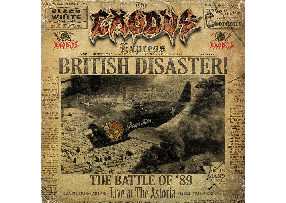 Exodus – British Disaster: The Battle of '89 (Live At The Astoria) CD, Album