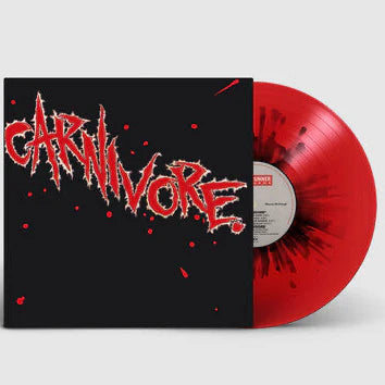Carnivore - Carnivore  Vinyle, LP, Album, Édition limitée, Réédition, Coloré rouge avec éclaboussures noires