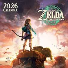 Calendrier 2026 - The Legend of Zelda Official Calendar