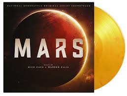 Nick Cave &amp; Warren Ellis – Mars (National Geographic Original Series Soundtrack)  Vinyle, LP, Album, Édition Limitée, Numéroté, Réédition, Jaune [Flamme], 180g