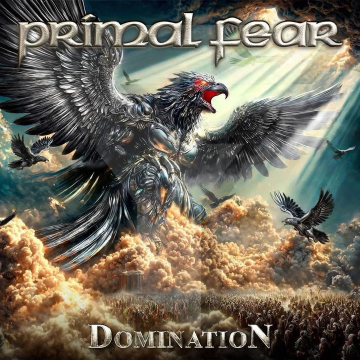 Primal Fear - Domination, 2 x LP, Album, Vinyle marbré amber wave (avec titre bonus)