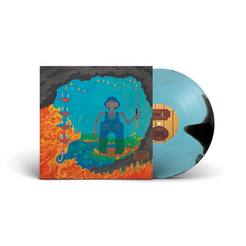 King Gizzard And The Lizard Wizard – Fishing For Fishies  Vinyle, LP, Album, Édition limitée, Réédition, Bleu et Noir [Oil Spill Edition Wax]