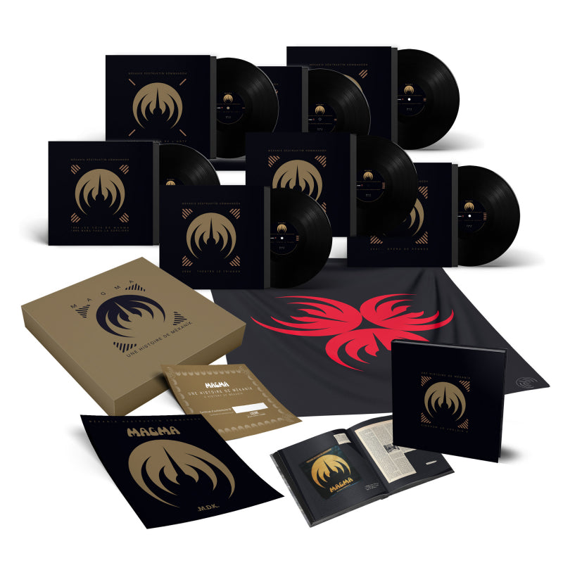 Magma  – Une Histoire De Mëkanïk (Mëkanïk Dëstruktïẁ Kömmandöh 50 Ans) 7 x Vinyle, LP, Réédition, Remasterisé, Coffret, Édition Limitée, Numéroté