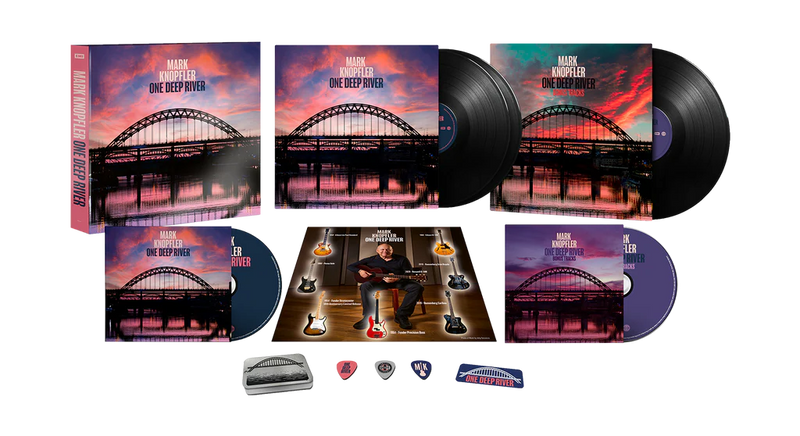 Mark Knopfler – One Deep River  3 x Vinyle + 2 x CD, LP, 45 RPM, Album, Half Speed Mastered, 180g, Coffret