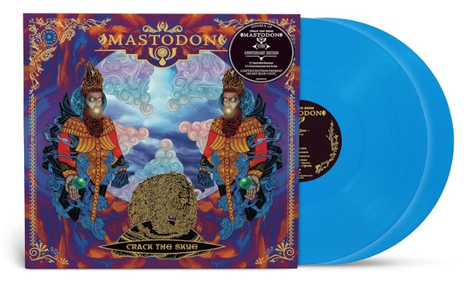 Mastodon – Crack The Skye  2 x Vinyle, LP, Album, Réédition, 15ème Anniversaire, Sky Blue