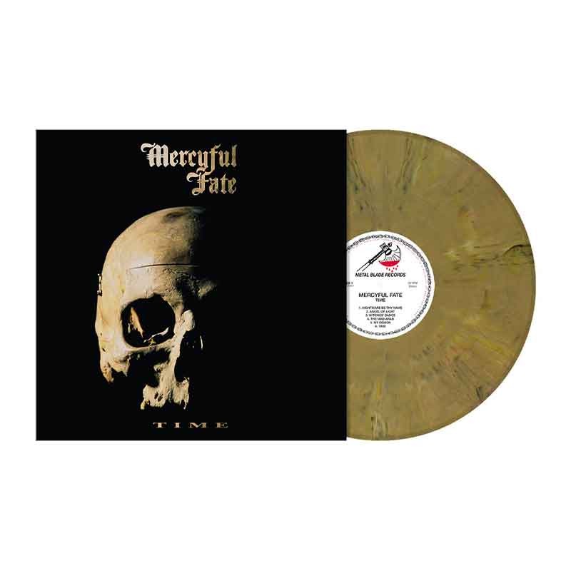 Mercyful Fate – Time  Vinyle, LP, Album, Réédition, Édition Limitée, Beige Brown Marbled