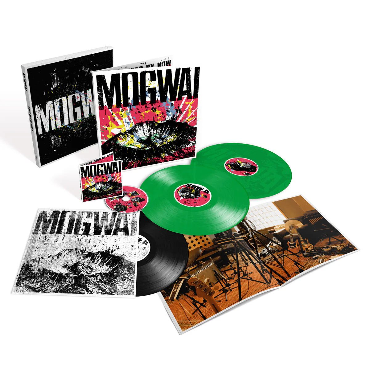 Mogwai - The Bad Fire 3 x Vinyle, LP, Album, Deluxe, Opaque Green