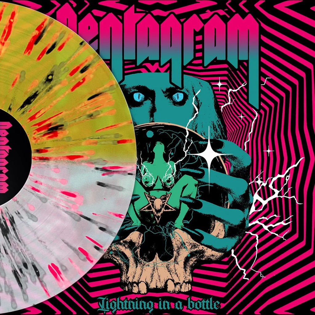Pentagram – Lightning In A Bottle Vinyle, LP, Album, Édition Limité, Levitation Edition, Panic Room Split Colour