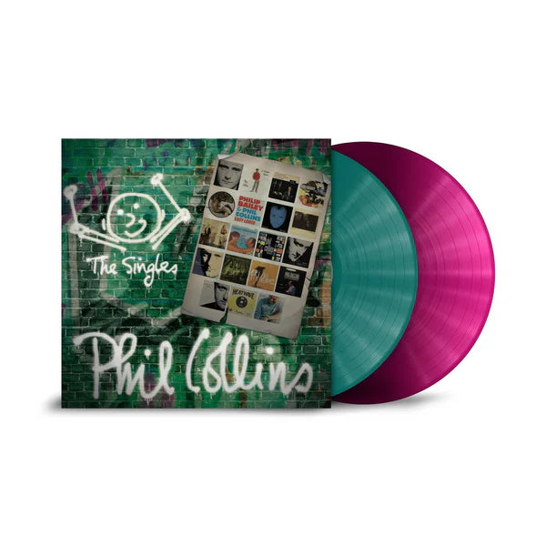 Phil Collins ‎– The Singles 2 x Vinyle, LP, Album, Magenta And Green