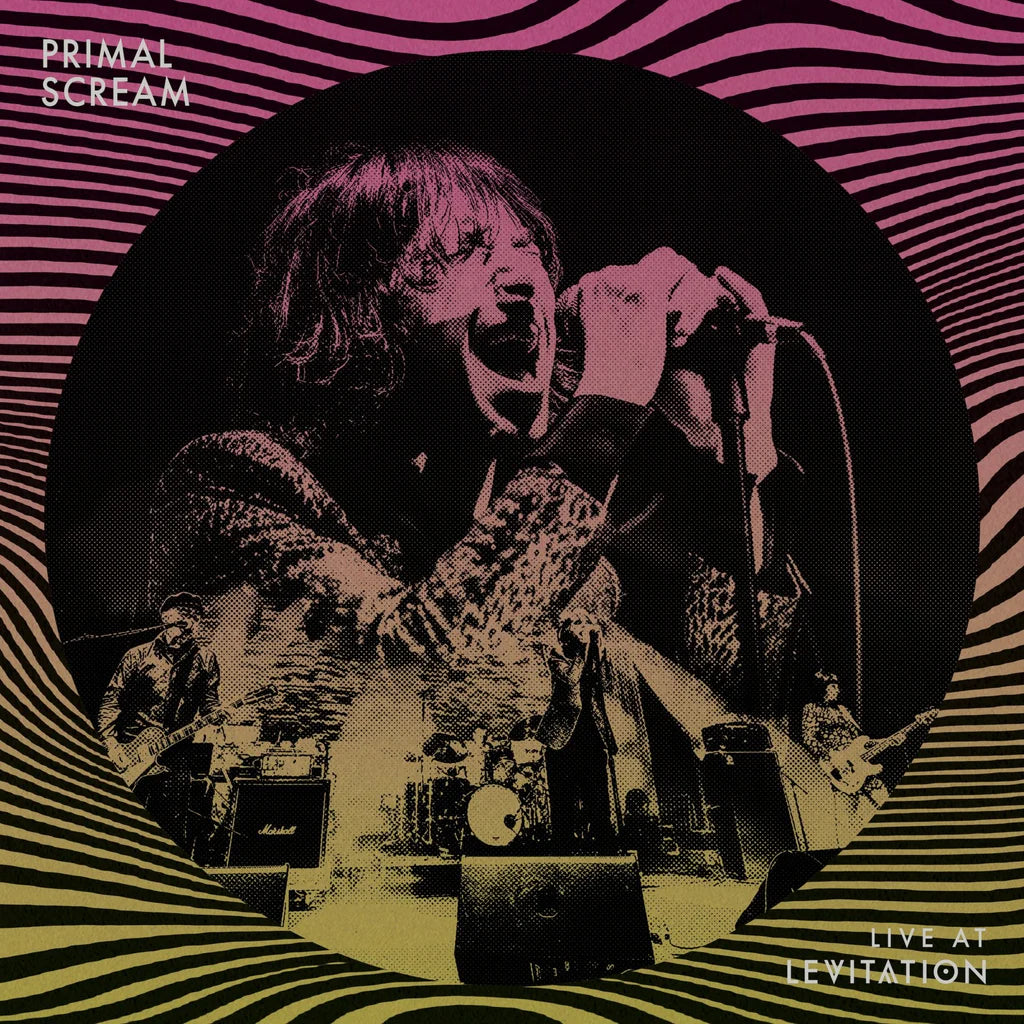 Primal Scream – Live At Levitation Vinyle, LP, Album, édition limitée, Pink and White Swirl
