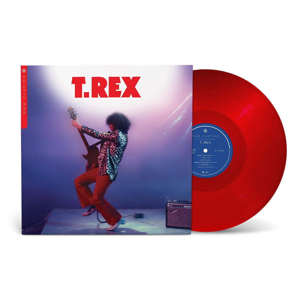 T-Rex - Now Playing  Vinyle, LP, Rouge Transparent