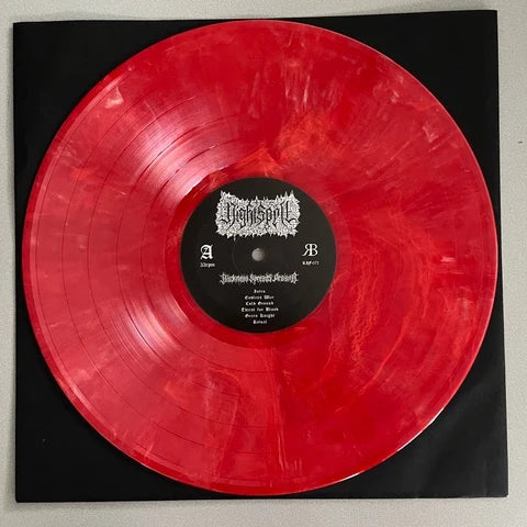Nightspell - Darkness Spreads Around Vinyle, LP, Album, Édition Limité, Red Marbled